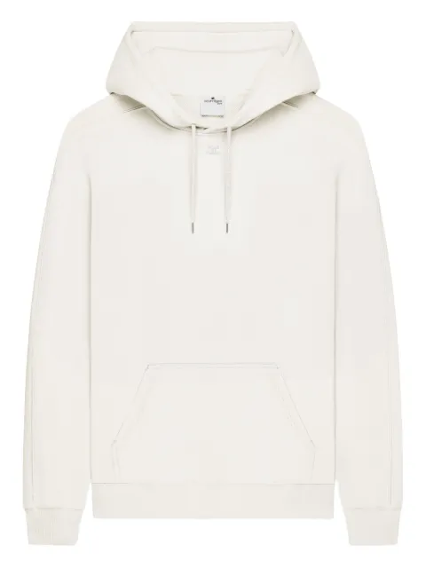 Courrèges kangaroo-pocket hoodie White 126JHO053JS0266