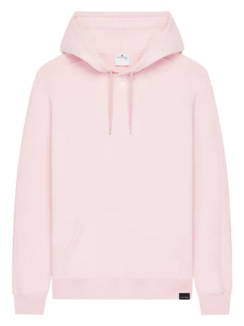 Courrèges kangaroo-pocket long-sleeve hoodie Pink 126JHO049JS0266