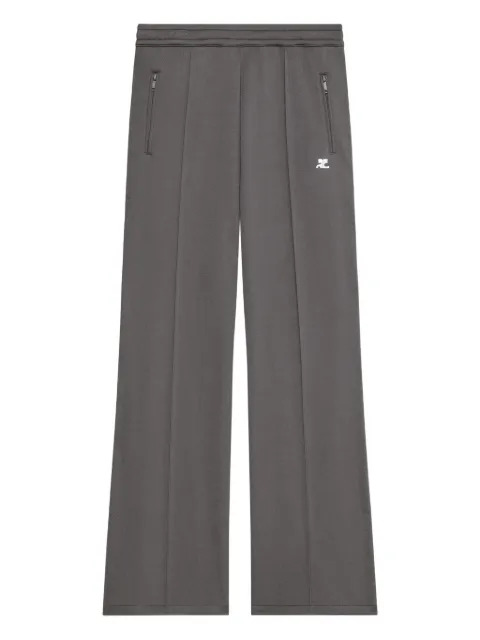 Courrèges zip logo track pants Grey 126JPA557JS0091
