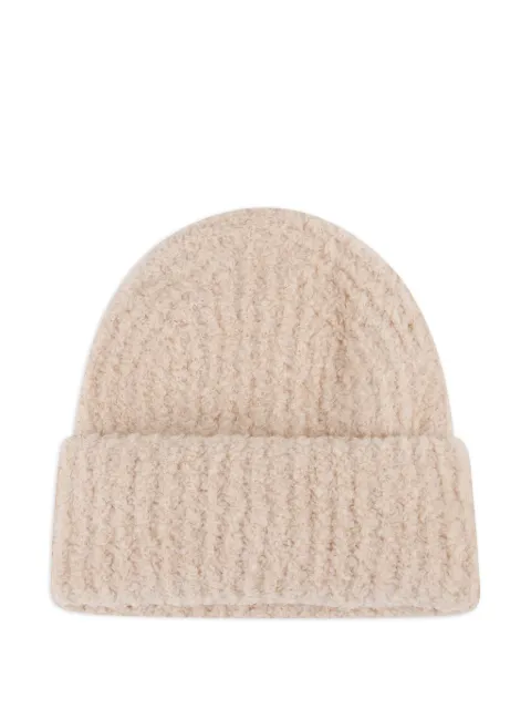 Filippa K textured beanie hat Neutrals 31678