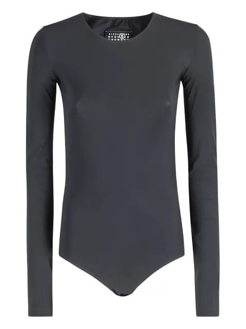 MM6 Maison Margiela long-sleeve bodysuit Black S52NA0064S520518