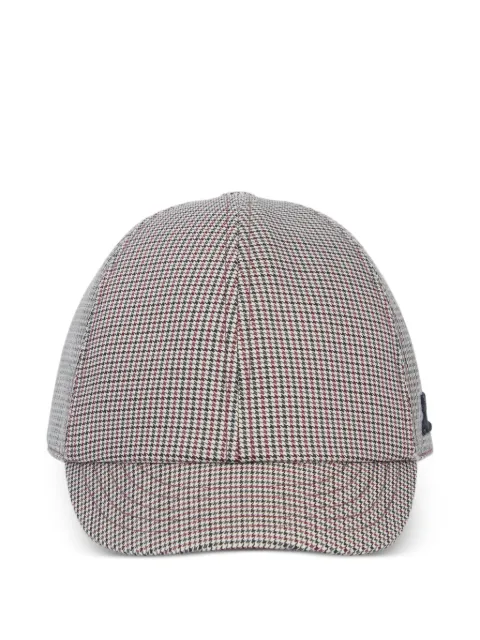 Courrèges houndstooth logo cap Neutrals 126ACT044WO0145