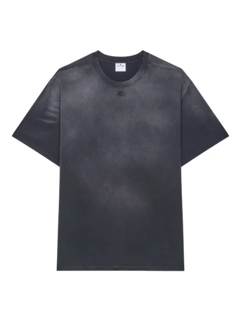 Courrèges logo T-shirt Black 126JTS237JS0273