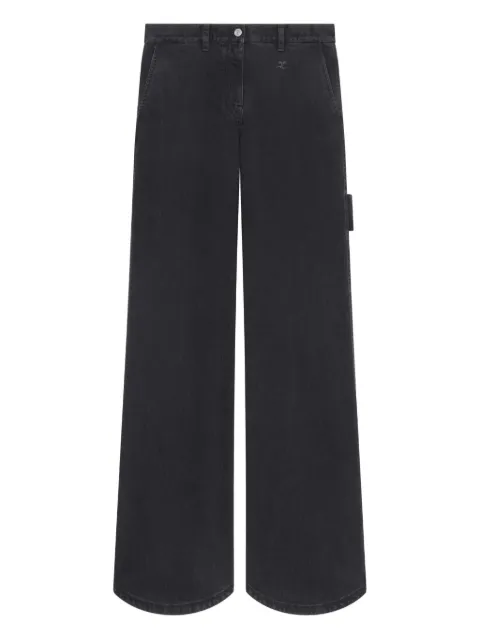 Courrèges black baggy jeans Black 126DPA692DE0059A