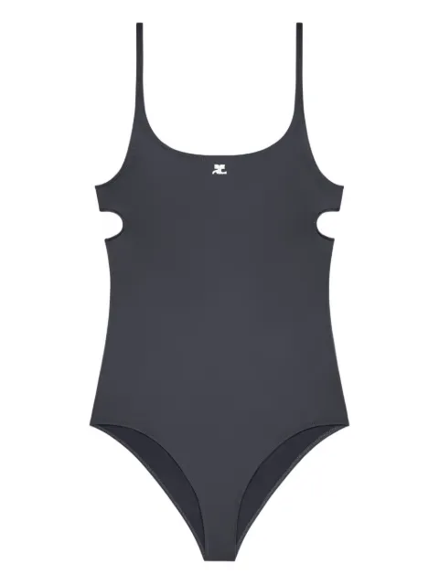 Courrèges cut-out swimsuit Grey 126JMB053PA0043