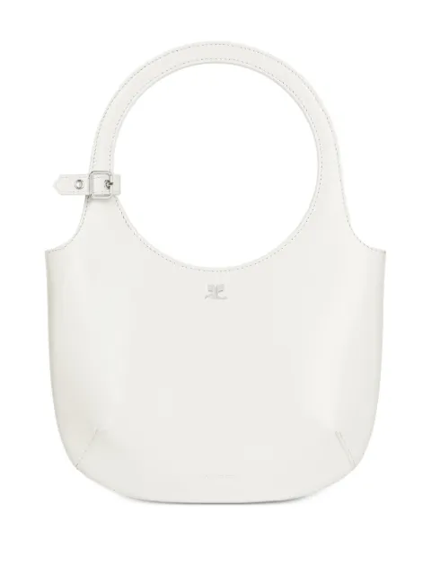 Courrèges buckle-detail tote bag White 325GSA102CR0043