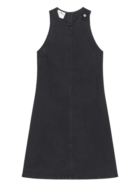 Courrèges sleeveless denim dress Black 126DRO791DE0059
