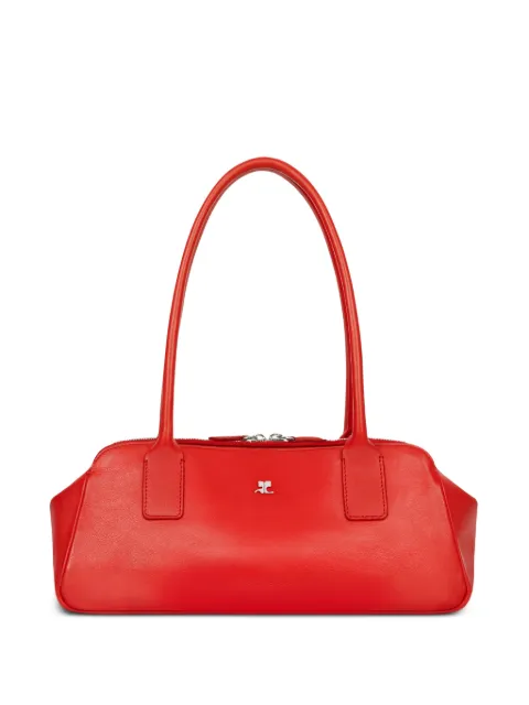 Courrèges Strip leather shoulder bag Red 126GSA206CV0034