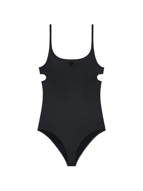 Courrèges cut-out swimsuit Black 126JMB053PA0043