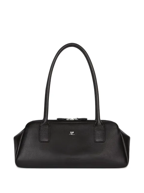 Courrèges logo shoulder bag Black 126GSA206CV00349999