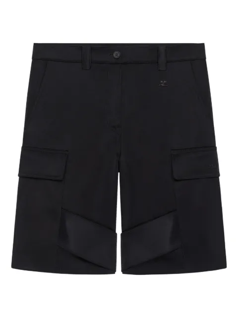 Courrèges belt-loop shorts Black 126CSH073TA0007