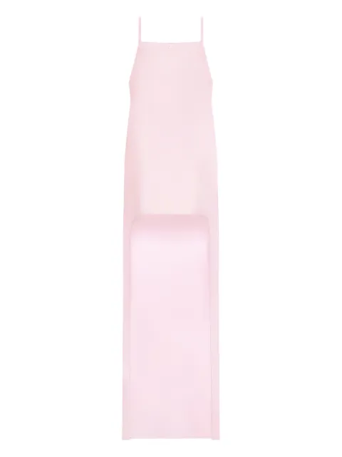 Courrèges backless crêpe dress Pink 126CRO805PL0159