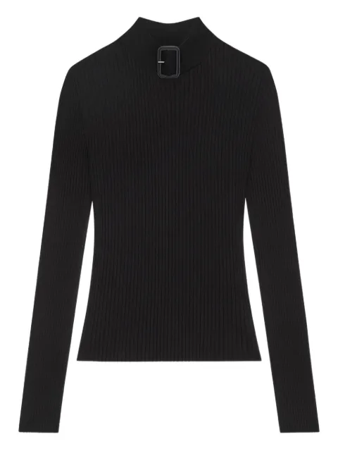Courrèges buckle sweater Black 126MPU266FI0001