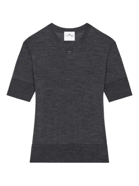 Courrèges short-sleeves T-shirt Grey 126MTO478FI0071