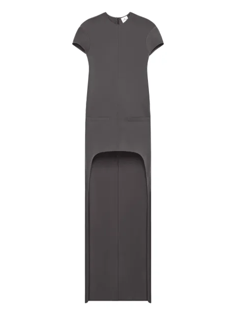 Courrèges circle-edged maxi dress Grey 126CRO798PL0159
