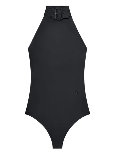 Courrèges buckle-detail bodysuit Black 126JBD170PA0043