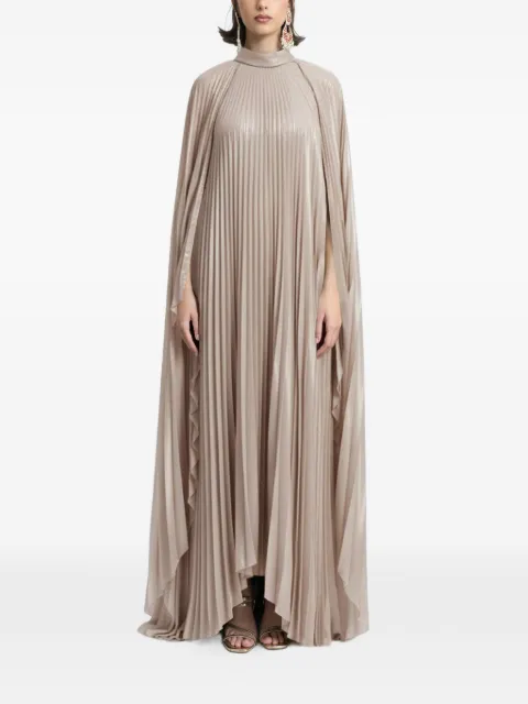 Gemy Maalouf pleated gown Neutrals EDCP252040KF