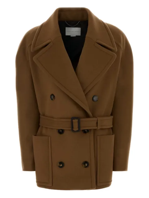Stella McCartney belted coat Brown 6644703GU765