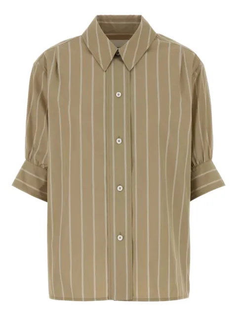 Jil Sander striped poplin shirt Neutrals J02DL0289J45328