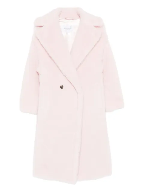 Max Mara Tedgirl double-breasted coat Pink 2611011011600