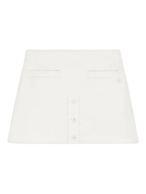Courrèges tweed mini skirt White 126CJU330PL0260
