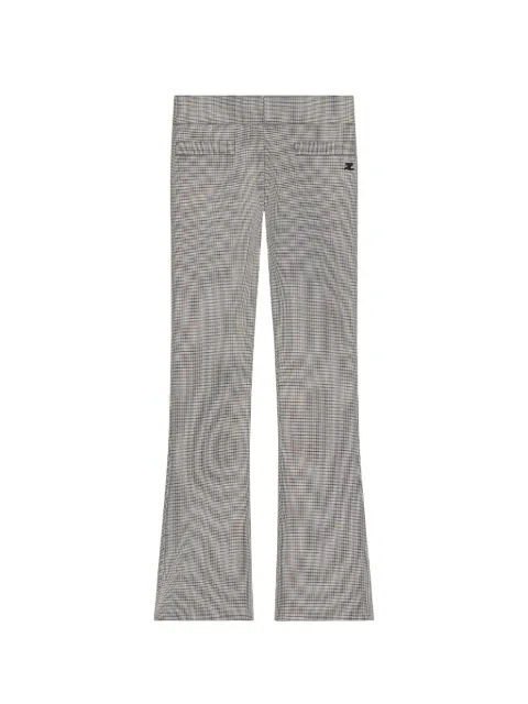 Courrèges houndstooth trousers Grey 126CPA681WO0145