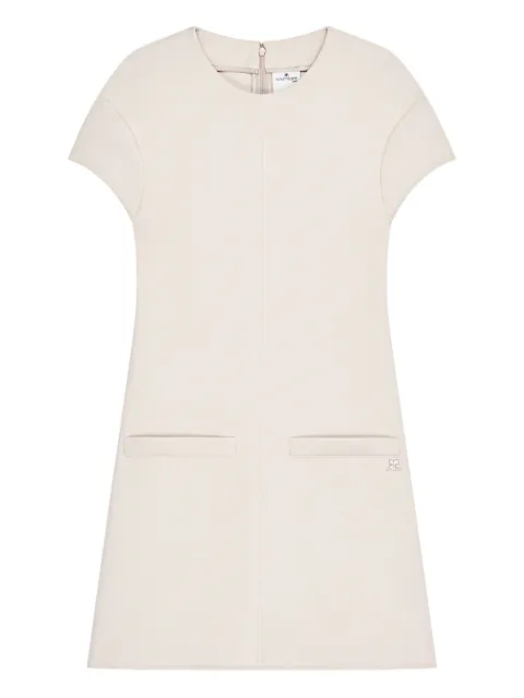 Courrèges pocket mini dress Neutrals 126CRO790PL0170
