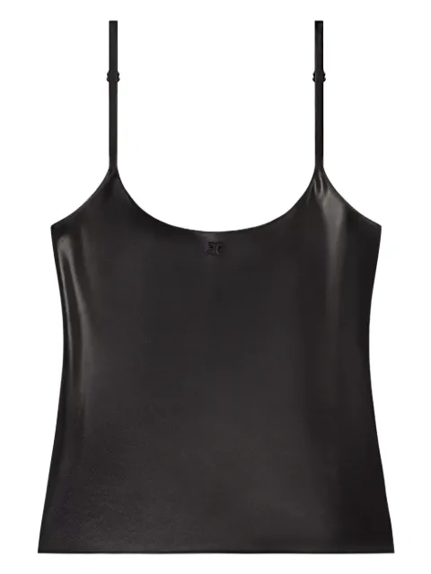 Courrèges logo-detail top Black 126CDE155AC0035
