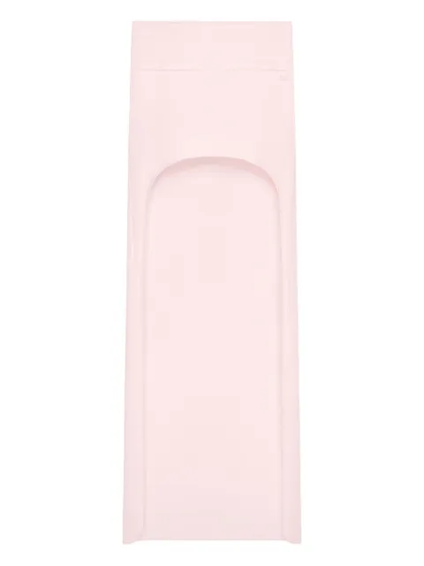 Courrèges logo midi skirt Pink 126MJU348FI0063