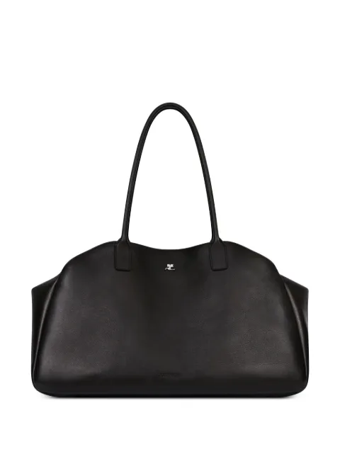 Courrèges strip shoulder bag Black 126GSA214CV0034