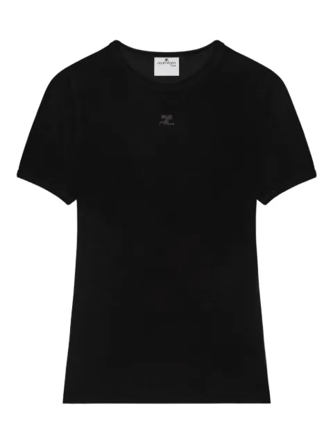 Courrèges short-sleeves T-shirt Black 126JTS239JS0264