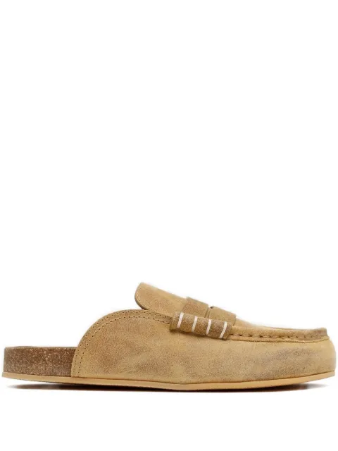 JW Anderson stitch-detail mules Neutrals LF0085LA0319