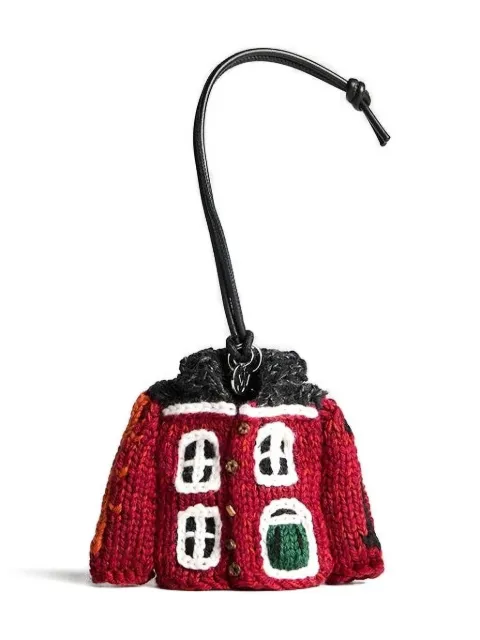 JW Anderson knitted house charm Red AC0428FA0496