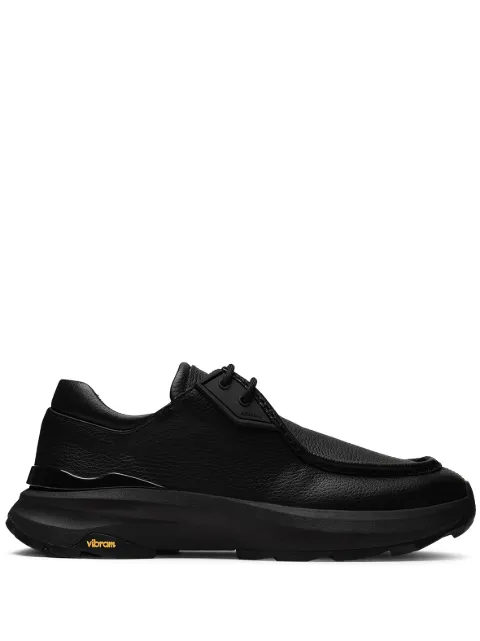 REFERENC round toe logo derbi shoes Black REF25170959