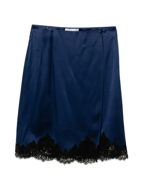 Stella McCartney iconic lace skirt Blue 6300403FU302