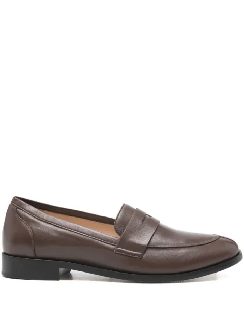 P.A.R.O.S.H. leather loafers Brown D070269CURLYSHOE