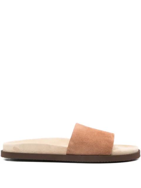 Brunello Cucinelli suede sandals Brown MZUSOLY236CHW89