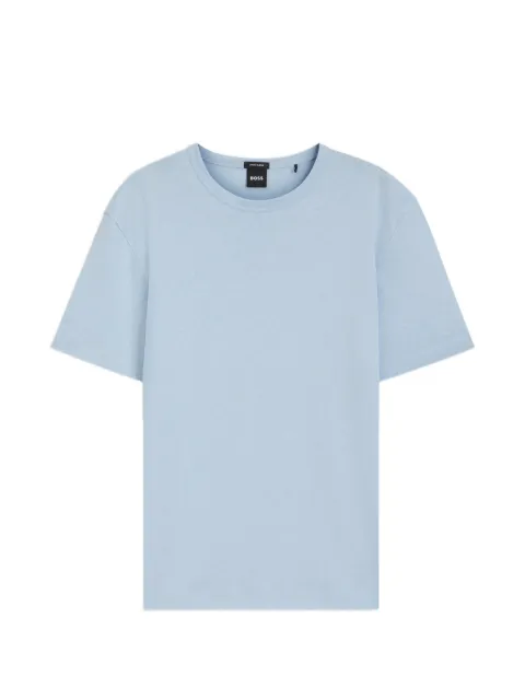 BOSS crew-neck short-sleeve T-shirt Blue 50559166