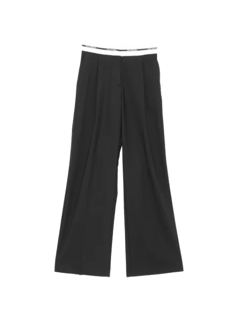 Karl Lagerfeld logo-waistband trousers Black B1W10002999