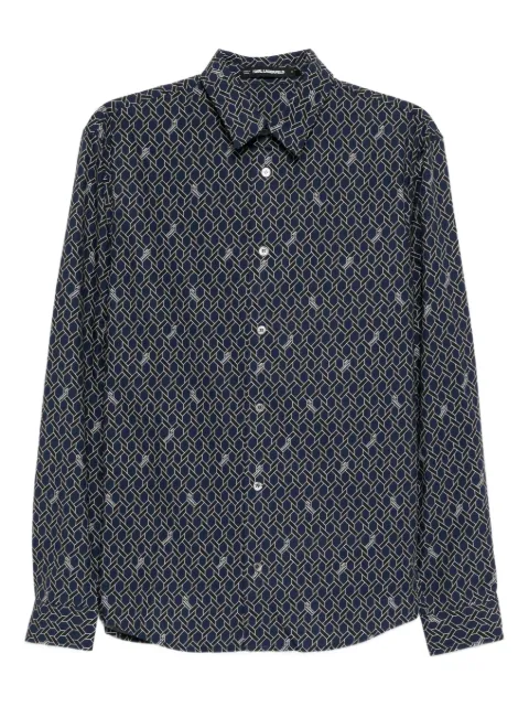 Karl Lagerfeld Aop Lslv shirt Blue B1M16001393
