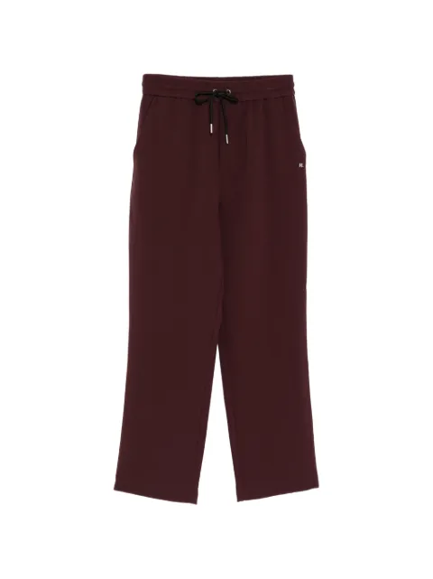 Karl Lagerfeld logo-plaque trousers Red B1M100182FI