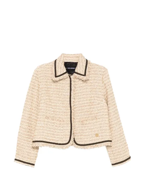 Karl Lagerfeld boucle jacket Neutrals B1W140041LG