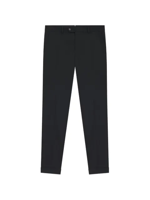 BOSS H-Genius tailored pressed-crease trousers Black 50561572