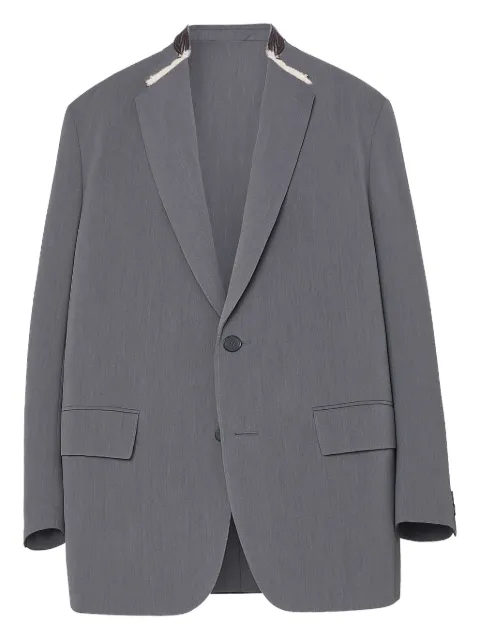 Kolor notched lapel jacket Grey KOFW25JA01073