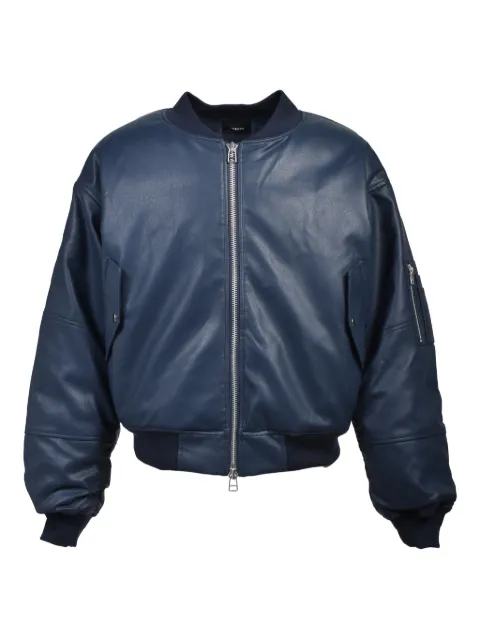 BREATH zip-up bomber jacket Blue BR25AWO0012NAV