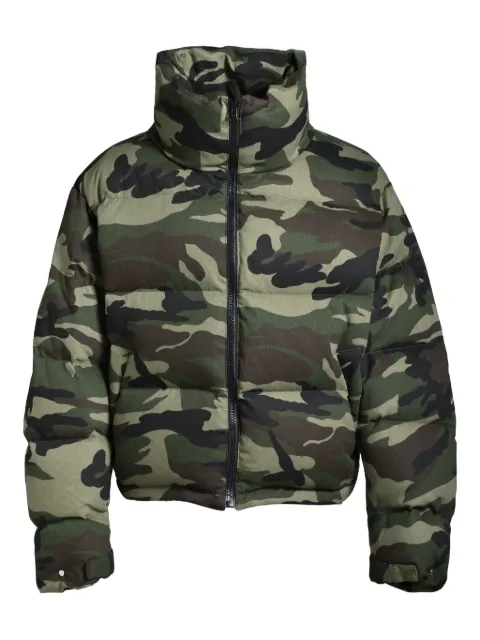 BREATH camouflage padded jacket Green BR25AWO0017WCAMO