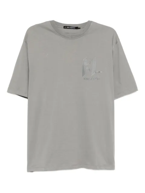 Karl Lagerfeld Artwork K T-shirt Grey B1M170052FJ