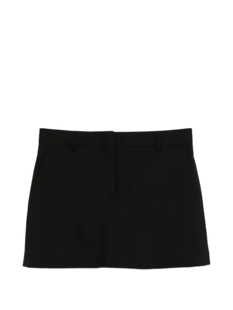 Karl Lagerfeld logo-plaque mini skorts Black B1W12029999