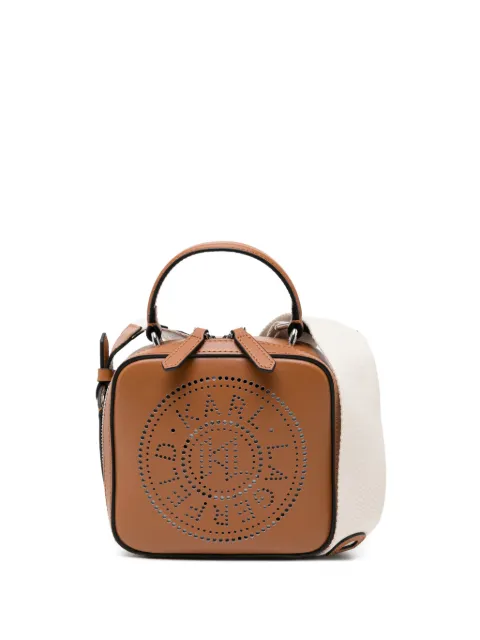 Karl Lagerfeld K/Circle perforated mini bag Brown B1W300741UR