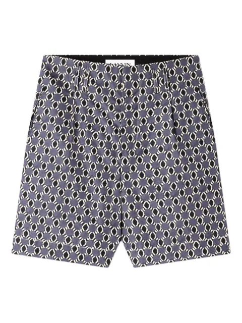 Lanvin patterned shorts Blue RMTR01206282P26